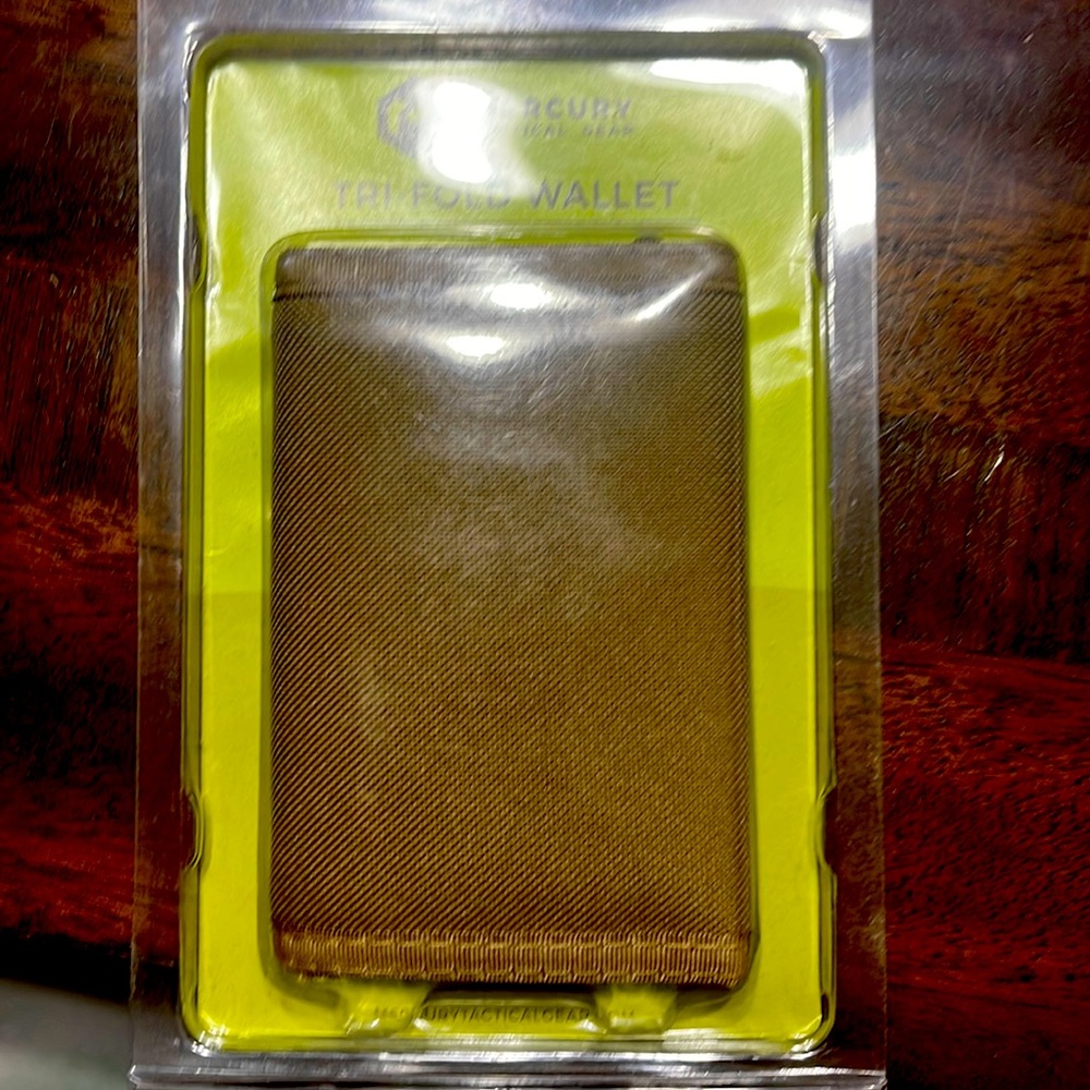 Tan mercury tactical gear wallet